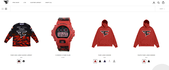 Boutique du clan FaZe