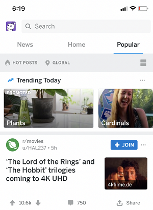 Reddit Trending Takeover