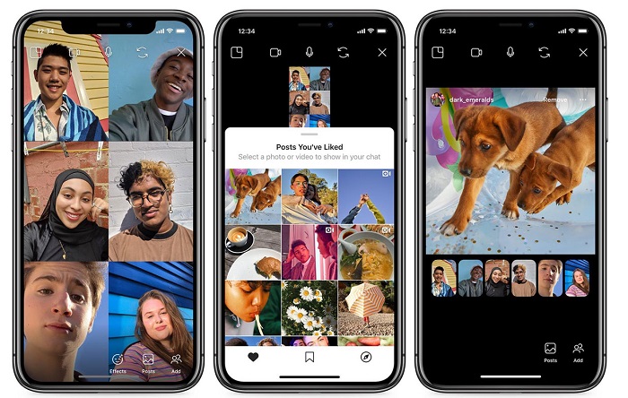 Co-observation d'Instagram