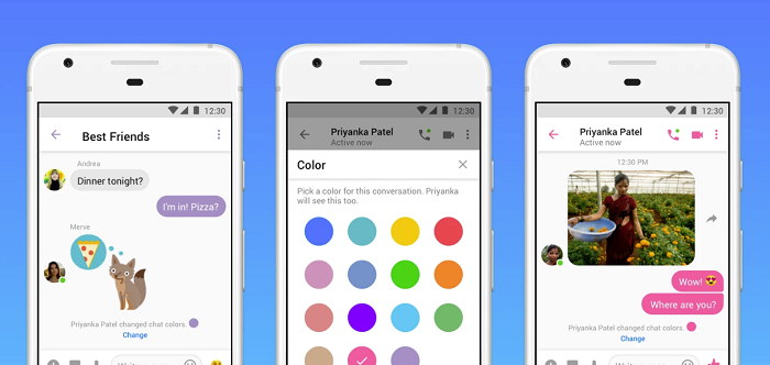 Mise à jour de Facebook Messenger Lite