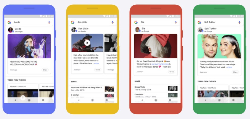 Google ajoute les mises à jour des musiciens aux résultats de recherche, une autre fonctionnalité de type social |  Les médias sociaux aujourd'hui