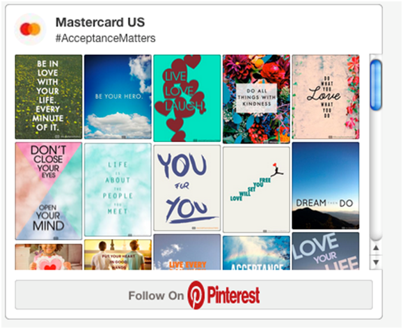 MasterCard offre des messages inspirants