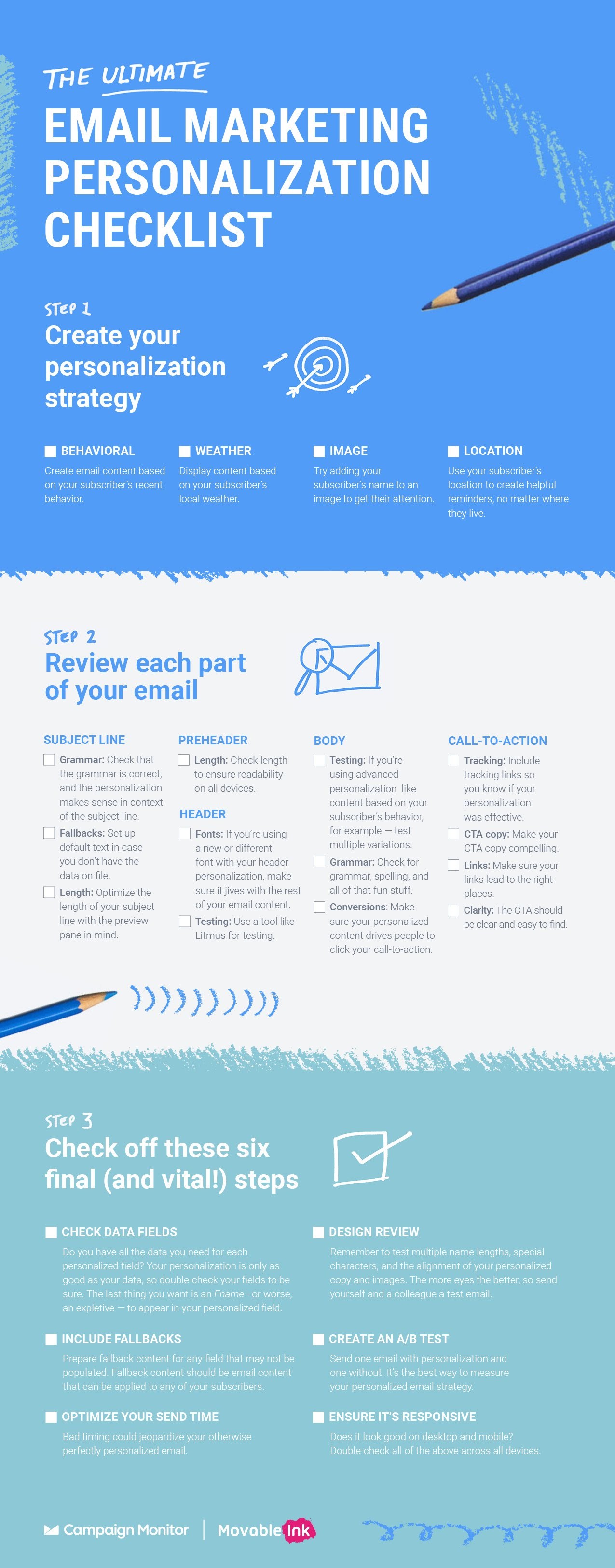 La liste de contrôle ultime pour la personnalisation du marketing par e-mail [nfographic] |  Les médias sociaux aujourd'hui