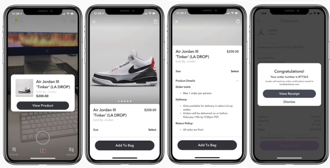 Snapchat signale ses ambitions de commerce électronique via une nouvelle collaboration avec Jordan Brand |  Les médias sociaux aujourd'hui