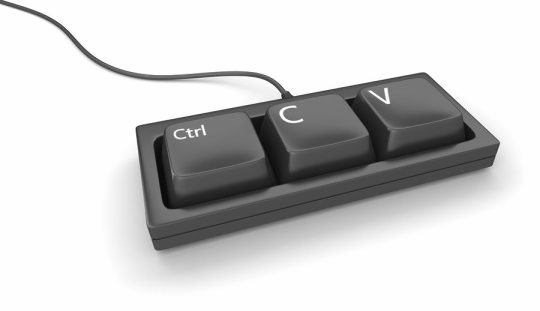 Copier coller le clavier