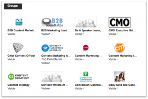 groupes LinkedIn