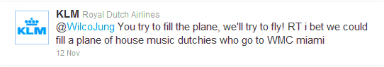 KLM Story sur Tweet qui a rempli un avion