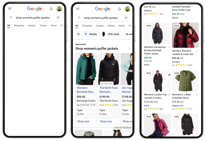 Mise à jour de Google Shopping