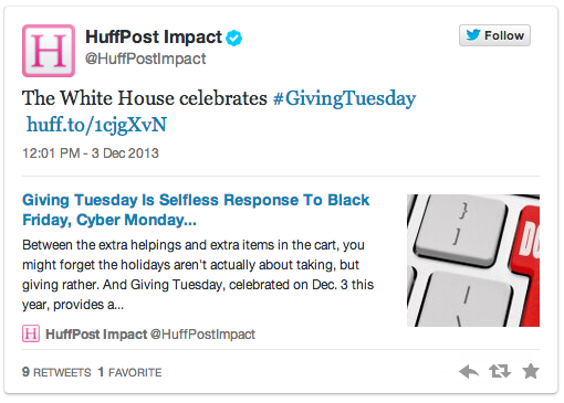 Qu'est-ce que #GivingTuesday