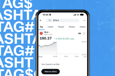 Twitter ajoute des informations sur les mouvements de stock à plus de Cashtags, propulsé par eToro