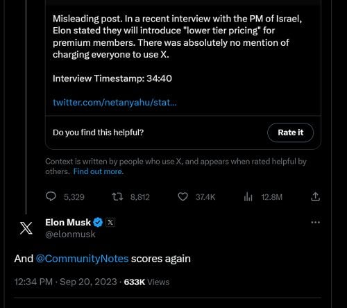 Elon Musk tweete