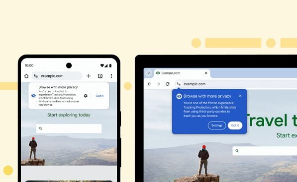 Protection contre le suivi de Google Chrome