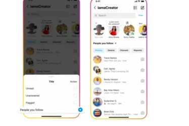 Instagram ajoute un filtre « Personnes que vous suivez » pour les DM