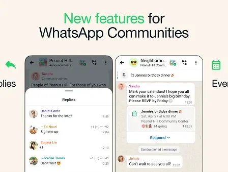 WhatsApp ajoute des événements communautaires pour faciliter l'engagement