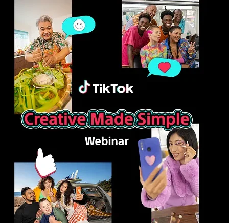 TikTok annonce un webinaire sur l'optimisation des campagnes et des créations