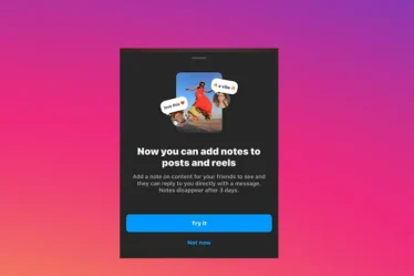 Instagram teste les notes sur les publications et les bobines du fil