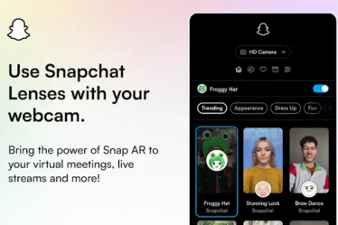 Snap lance une nouvelle extension Snap Camera pour Chrome