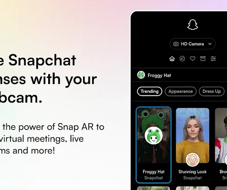 Snap lance une nouvelle extension Snap Camera pour Chrome