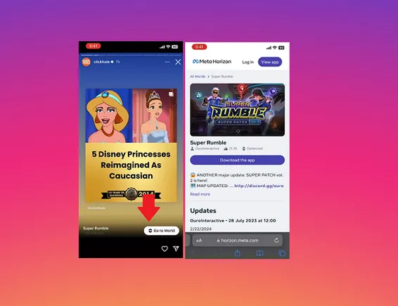 Instagram teste de nouvelles publicités superposées aux user stories