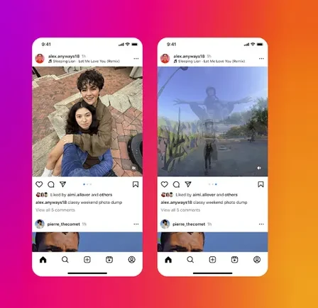 Instagram ajoute de la musique pour les publications du carrousel avec vidéo