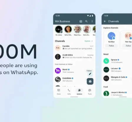 Les chaînes WhatsApp comptent désormais jusqu'à 500 millions d'utilisateurs