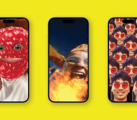 Snapchat ajoute des lentilles AR aux discussions Skype