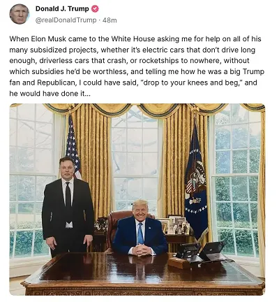 Article de Trump Elon